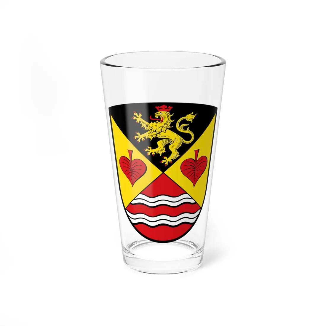 DEU Grasellenbach COA (Germany) (Coat of Arms) Pint Glass 16oz 16oz - Go Mug Yourself