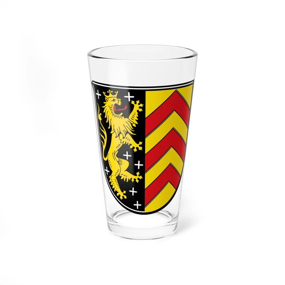 DEU Hanau COA lesser (Germany) (Coat of Arms) Pint Glass 16oz 16oz - Go Mug Yourself