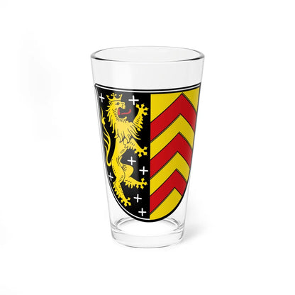 DEU Hanau COA lesser (Germany) (Coat of Arms) Pint Glass 16oz 16oz - Go Mug Yourself