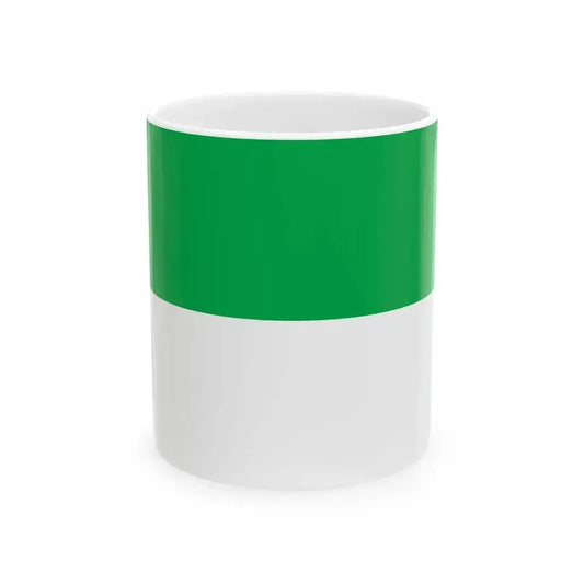 DEU Harburg Schwaben Flagge (Germany) White Coffee Mug 11oz - Go Mug Yourself