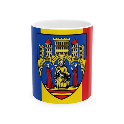 DEU Herborn Flag (Germany) White Coffee Mug 11oz - Go Mug Yourself