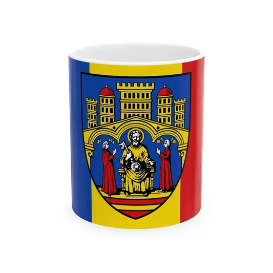 DEU Herborn Flag (Germany) White Coffee Mug 11oz - Go Mug Yourself