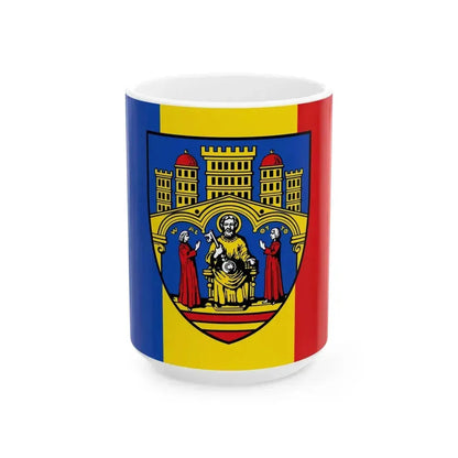 DEU Herborn Flag (Germany) White Coffee Mug 15oz - Go Mug Yourself