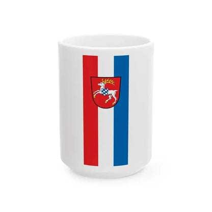 DEU Hirschau Banner (Germany) White Coffee Mug 15oz - Go Mug Yourself