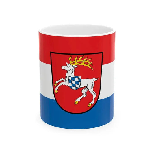 DEU Hirschau Flag (Germany) White Coffee Mug 11oz - Go Mug Yourself