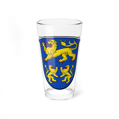 DEU Homberg Efze COA (Germany) (Coat of Arms) Pint Glass 16oz 16oz - Go Mug Yourself