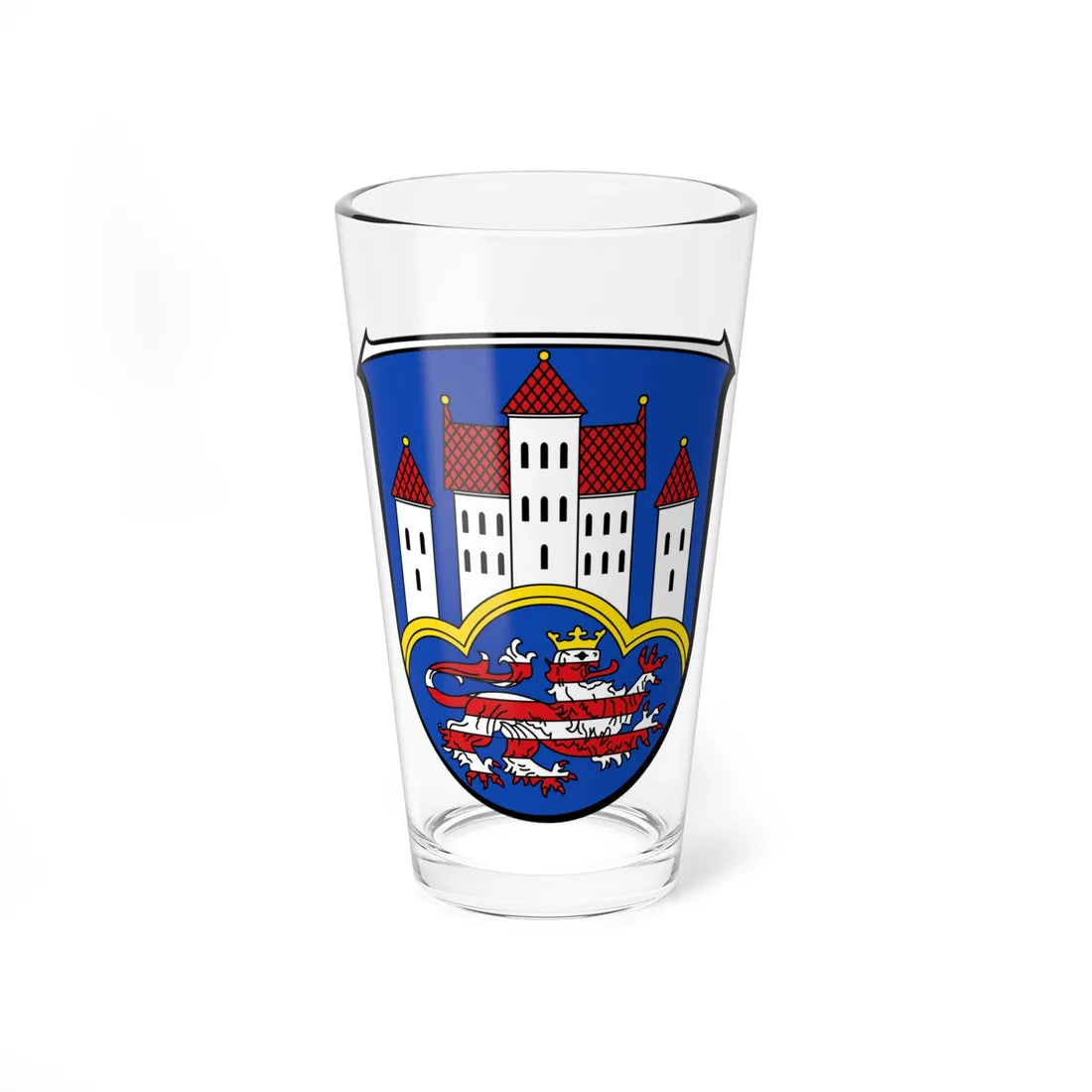 DEU Homberg Ohm COA (Germany) (Coat of Arms) Pint Glass 16oz 16oz - Go Mug Yourself