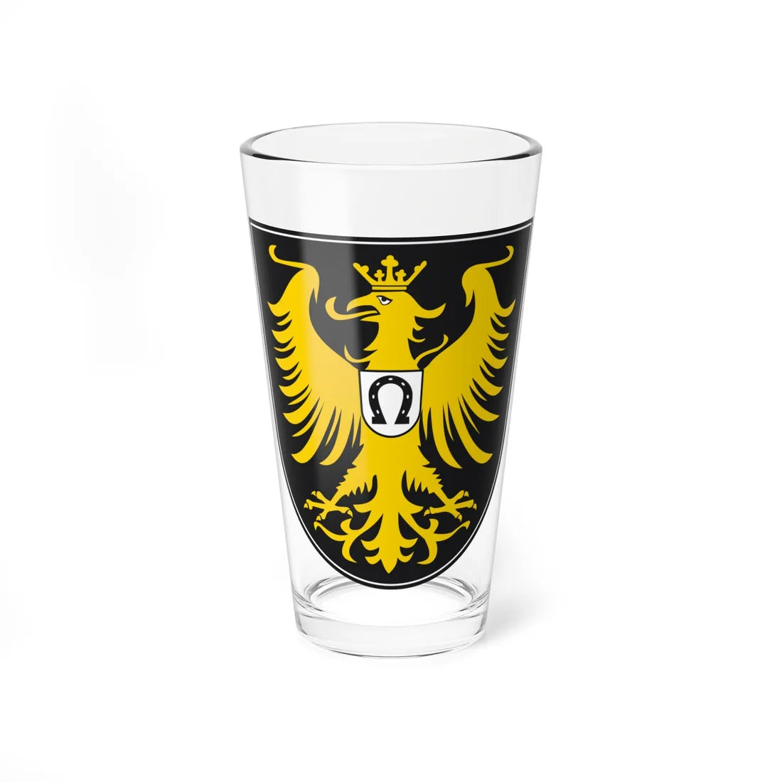 DEU Isny im Allgäu COA (Germany) (Coat of Arms) Pint Glass 16oz 16oz - Go Mug Yourself