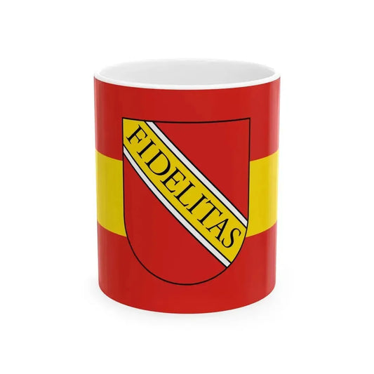 DEU Karlsruhe Flag (Germany) White Coffee Mug 11oz - Go Mug Yourself