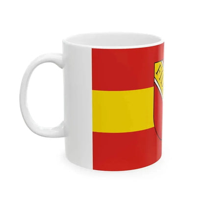 DEU Karlsruhe Flag (Germany) White Coffee Mug - Go Mug Yourself