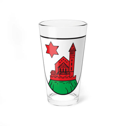 DEU Kirchberg an der Iller COA (Germany) (Coat of Arms) Pint Glass 16oz 16oz - Go Mug Yourself