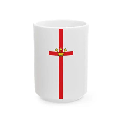 DEU Koblenz Banner (Germany) White Coffee Mug 15oz - Go Mug Yourself