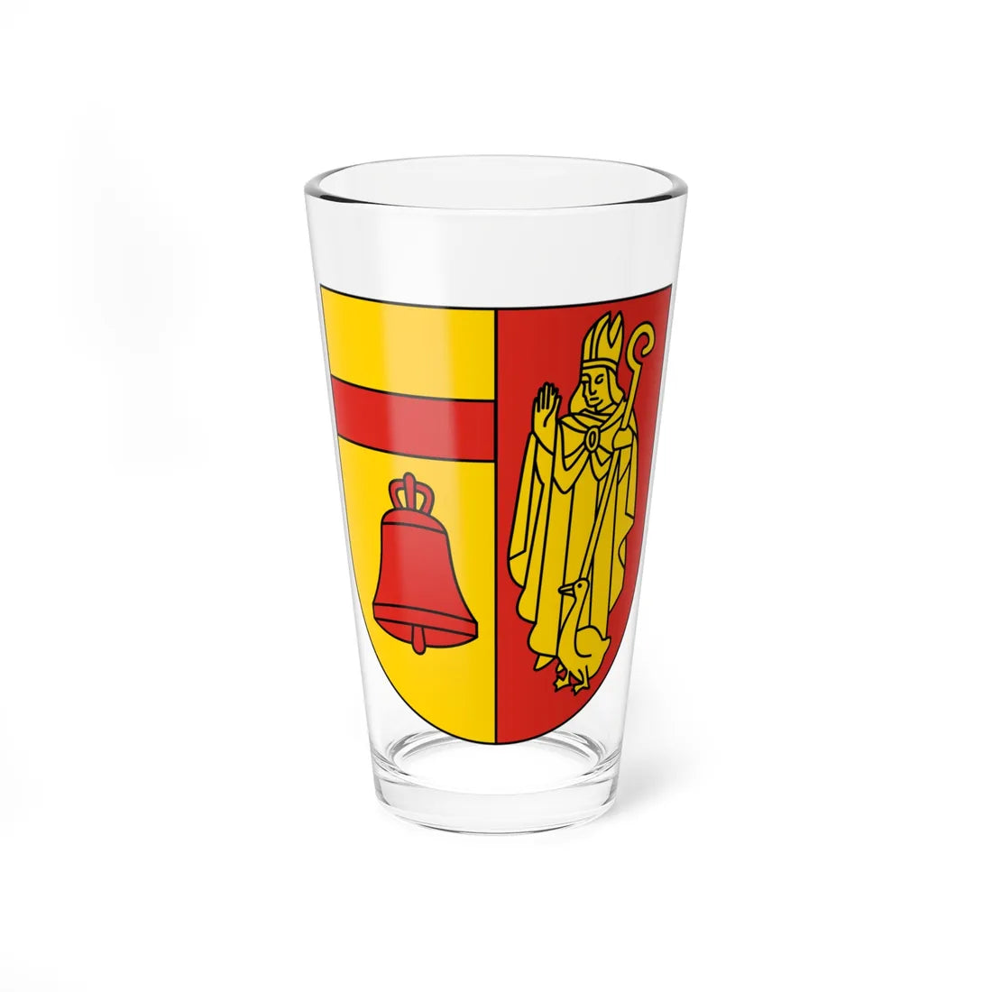 DEU Kreis Coesfeld COA (Germany) (Coat of Arms) Pint Glass 16oz 16oz - Go Mug Yourself