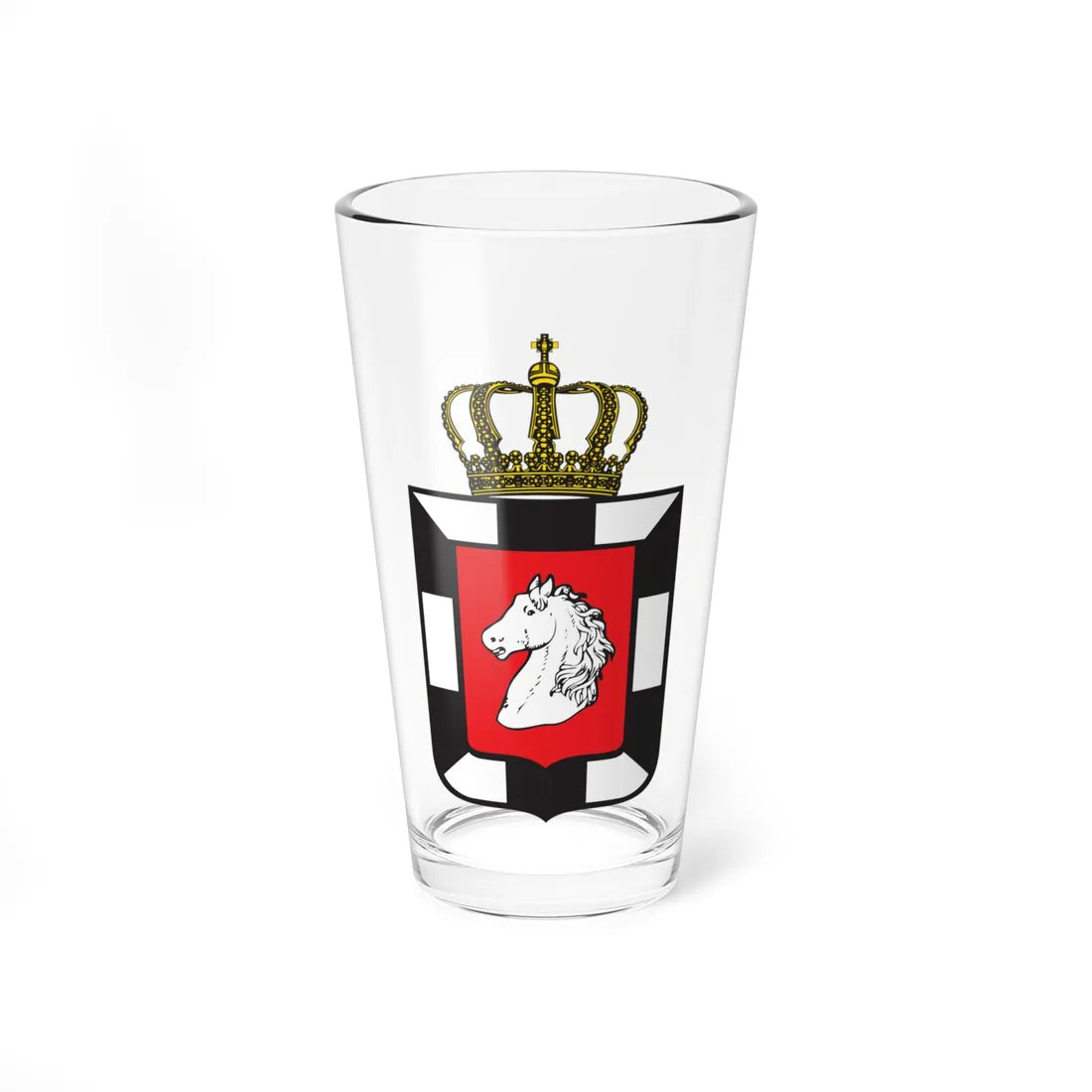 DEU Kreis Herzogtum Lauenburg COA (Germany) (Coat of Arms) Pint Glass 16oz 16oz - Go Mug Yourself