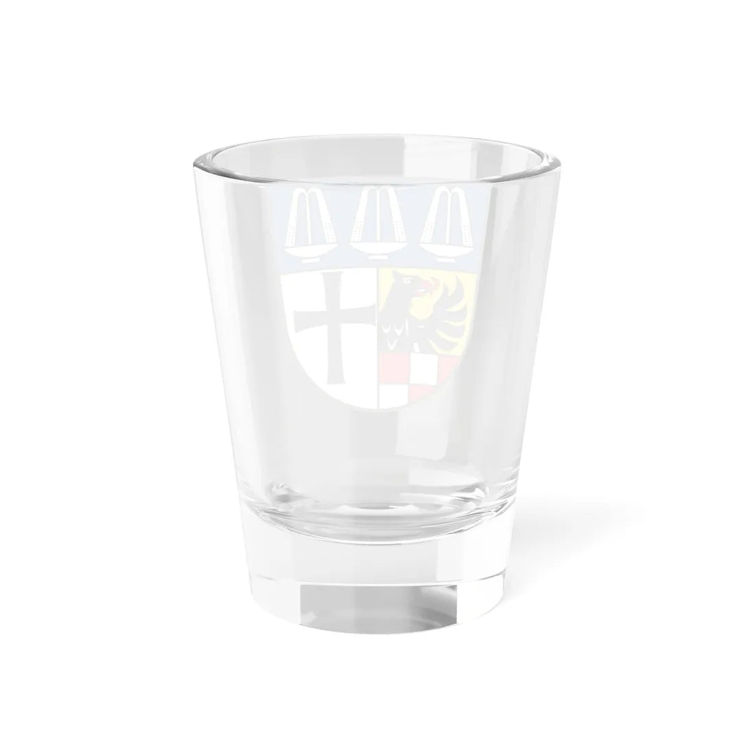 DEU Landkreis Bad Kissingen COA (Germany) (Coat of Arms) Shot Glass 1.5oz - Go Mug Yourself