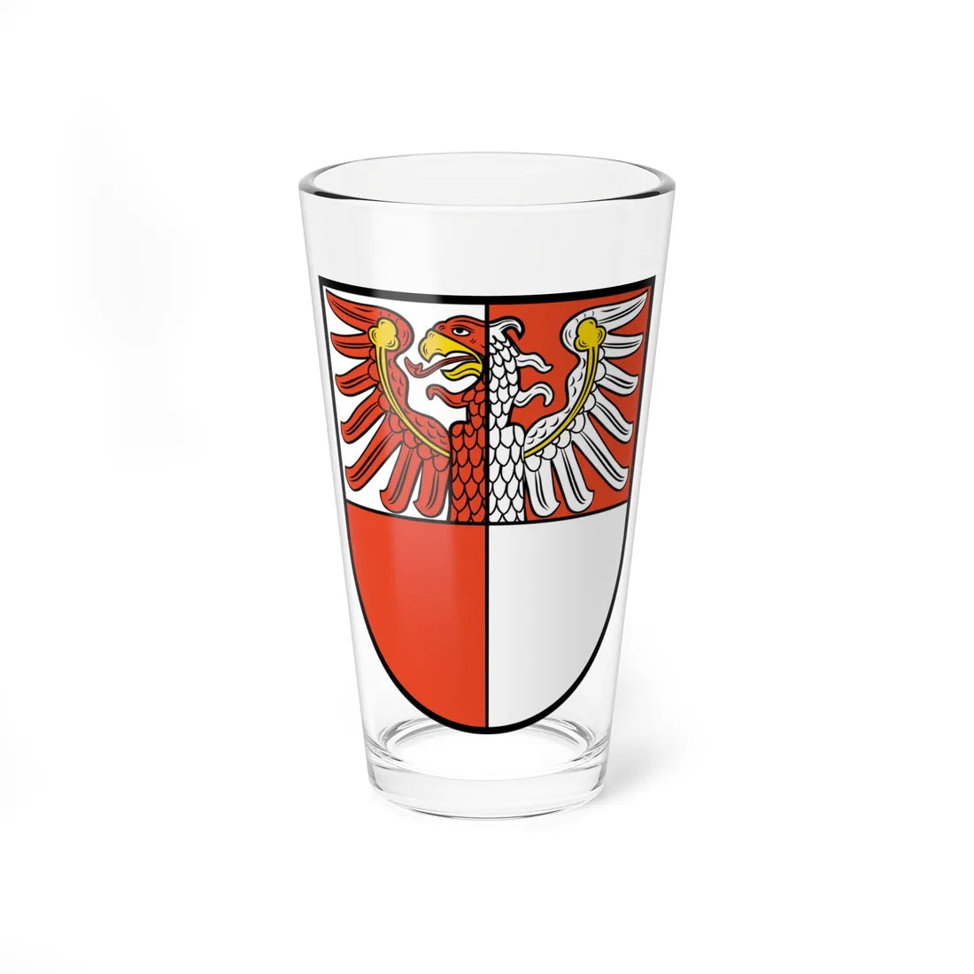 DEU Landkreis Barnim COA (Germany) (Coat of Arms) Pint Glass 16oz 16oz - Go Mug Yourself