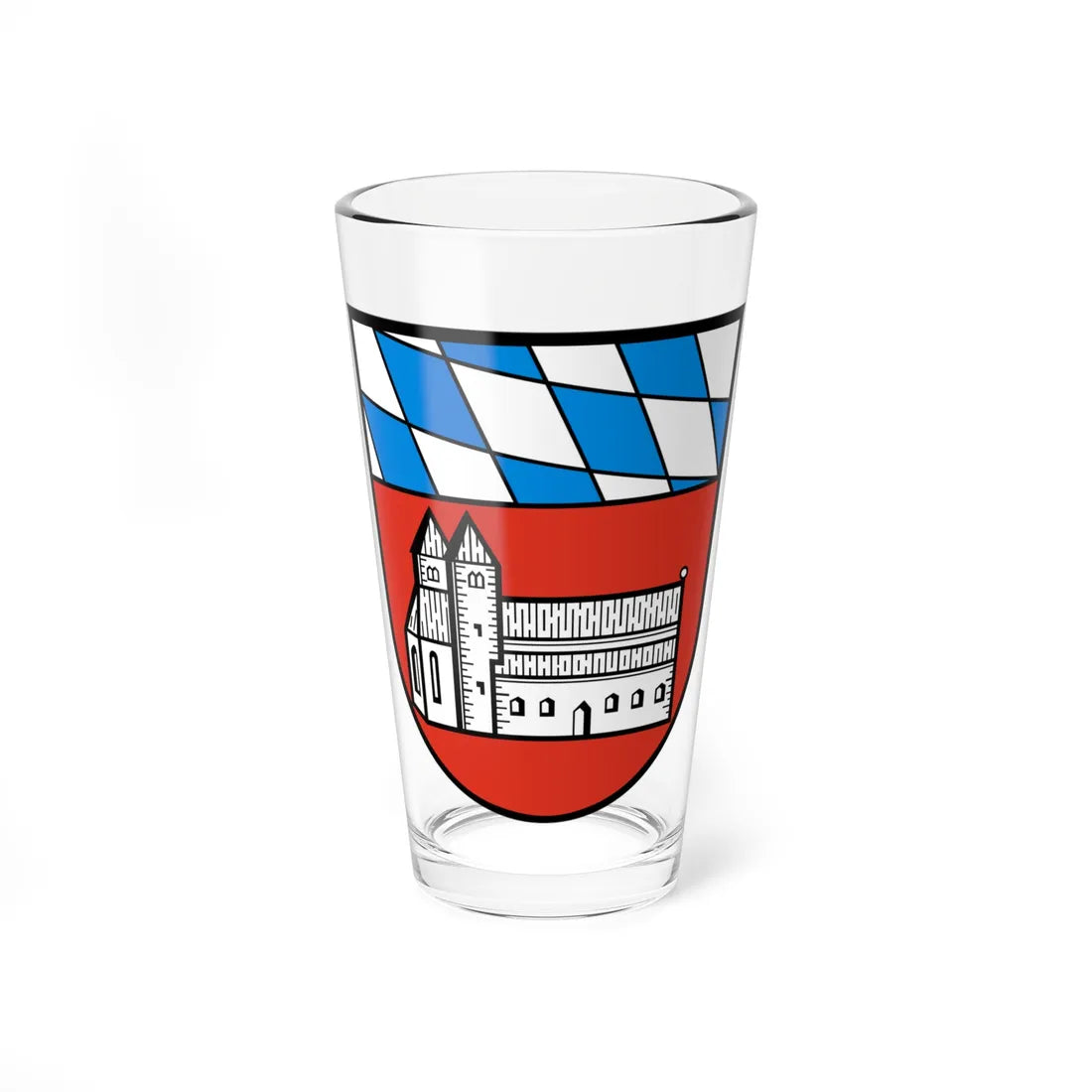 DEU Landkreis Cham COA (Germany) (Coat of Arms) Pint Glass 16oz 16oz - Go Mug Yourself