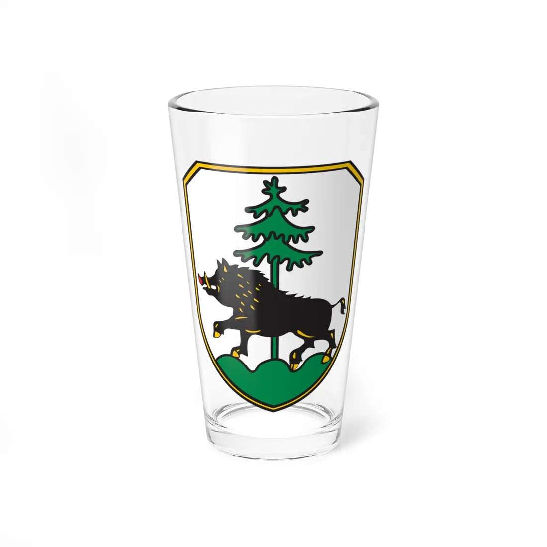 DEU Landkreis Ebersberg COA (Germany) (Coat of Arms) Pint Glass 16oz 16oz - Go Mug Yourself