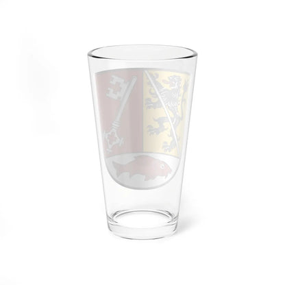 DEU Landkreis Forchheim COA (Germany) (Coat of Arms) Pint Glass 16oz - Go Mug Yourself