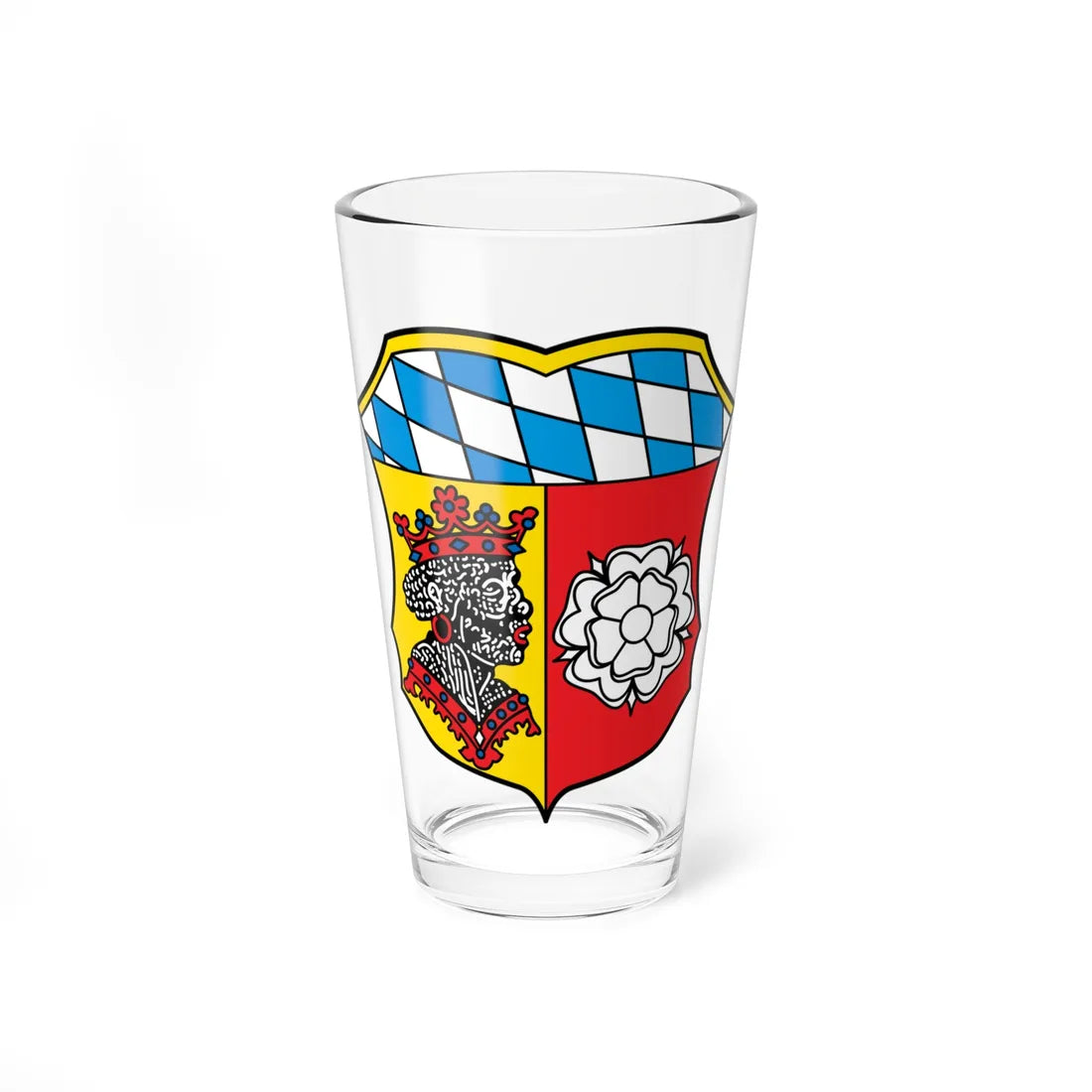 DEU Landkreis Freising COA (Germany) (Coat of Arms) Pint Glass 16oz 16oz - Go Mug Yourself