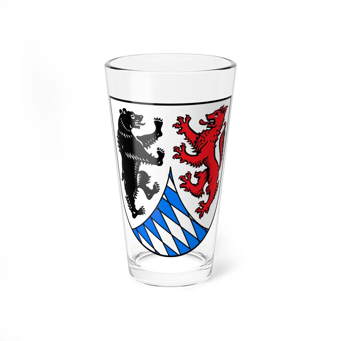 DEU Landkreis Freyung-Grafenau COA (Germany) (Coat of Arms) Pint Glass 16oz 16oz - Go Mug Yourself