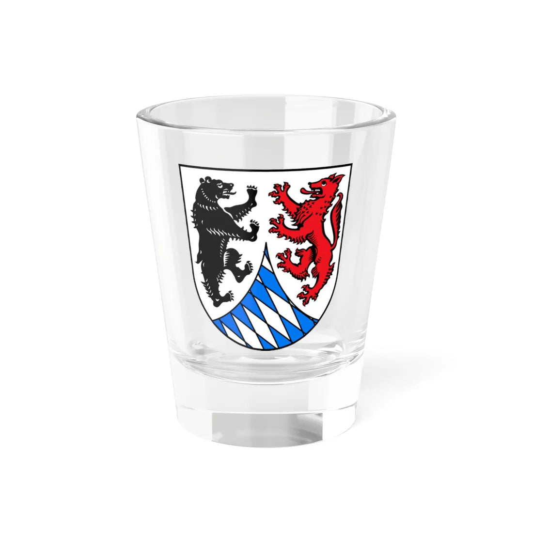 DEU Landkreis Freyung-Grafenau COA (Germany) (Coat of Arms) Shot Glass 1.5oz 1.5oz - Go Mug Yourself