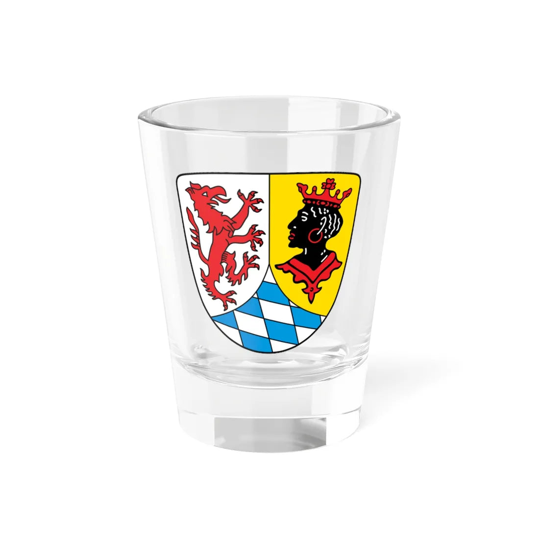 DEU Landkreis Garmisch-Partenkirchen COA (Germany) (Coat of Arms) Shot Glass 1.5oz 1.5oz - Go Mug Yourself