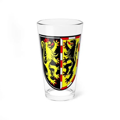 DEU Landkreis Hof COA (Germany) (Coat of Arms) Pint Glass 16oz 16oz - Go Mug Yourself