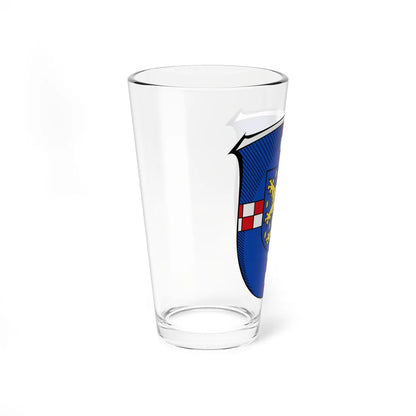 DEU Landkreis Limburg-Weilburg COA (Germany) (Coat of Arms) Pint Glass 16oz - Go Mug Yourself