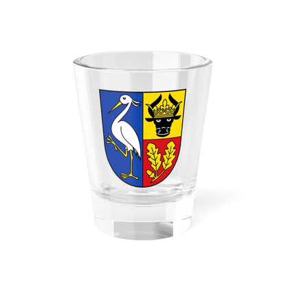 DEU Landkreis Ludwigslust-Parchim COA (Germany) (Coat of Arms) Shot Glass 1.5oz 1.5oz - Go Mug Yourself