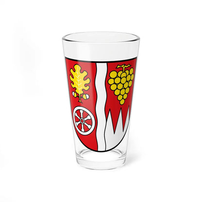 DEU Landkreis Main-Spessart COA (Germany) (Coat of Arms) Pint Glass 16oz 16oz - Go Mug Yourself