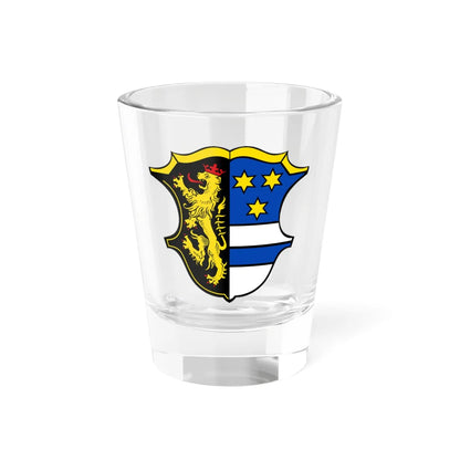 DEU Landkreis Neustadt an der Waldnaab COA (Germany) (Coat of Arms) Shot Glass 1.5oz 1.5oz - Go Mug Yourself