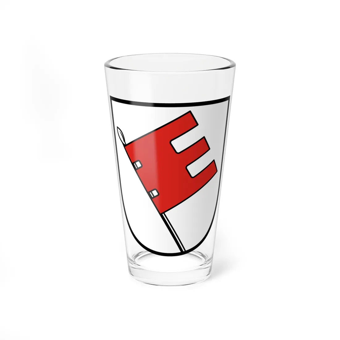 DEU Landkreis Tübingen COA (Germany) (Coat of Arms) Pint Glass 16oz 16oz - Go Mug Yourself