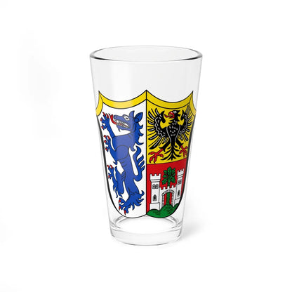 DEU Landkreis Traunstein COA (Germany) (Coat of Arms) Pint Glass 16oz 16oz - Go Mug Yourself