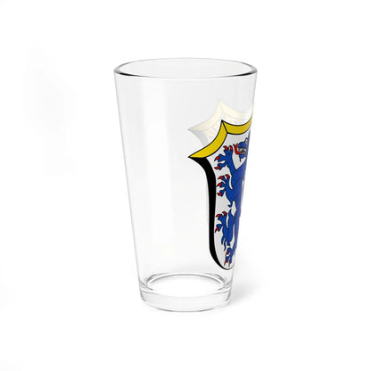 DEU Landkreis Traunstein COA (Germany) (Coat of Arms) Pint Glass 16oz - Go Mug Yourself