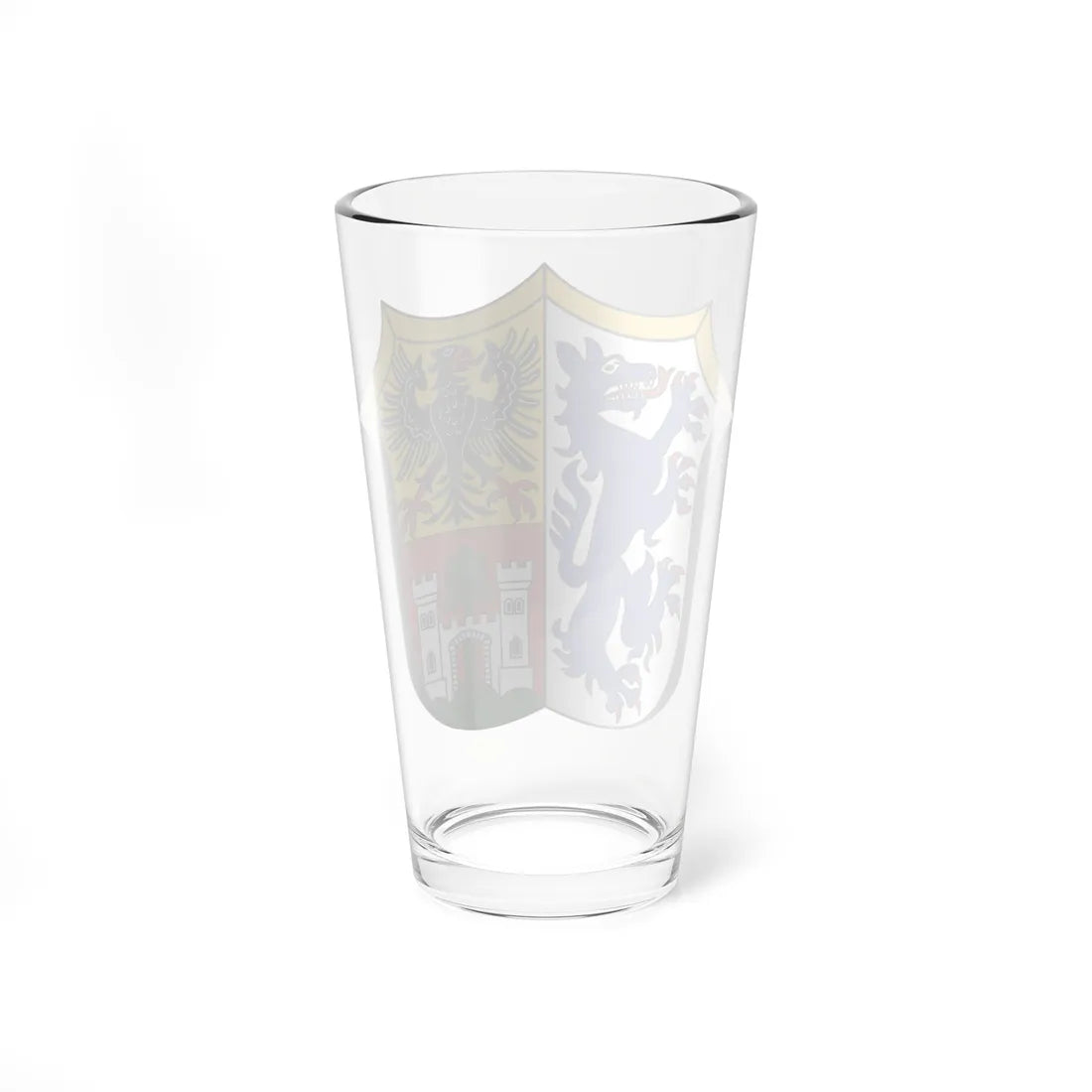 DEU Landkreis Traunstein COA (Germany) (Coat of Arms) Pint Glass 16oz - Go Mug Yourself