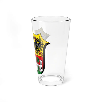 DEU Landkreis Traunstein COA (Germany) (Coat of Arms) Pint Glass 16oz - Go Mug Yourself