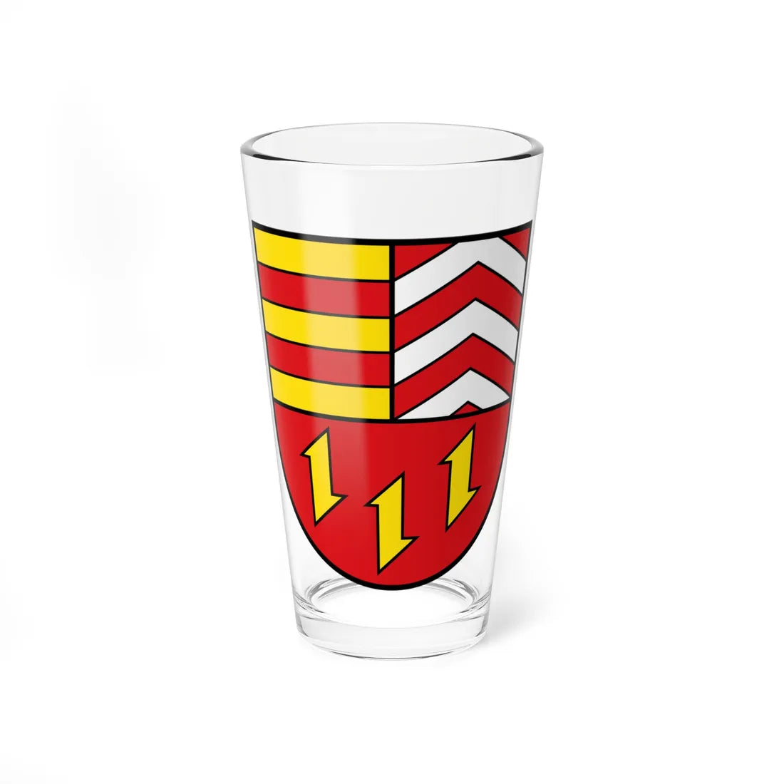 DEU Landkreis Vechta COA (Germany) (Coat of Arms) Pint Glass 16oz 16oz - Go Mug Yourself