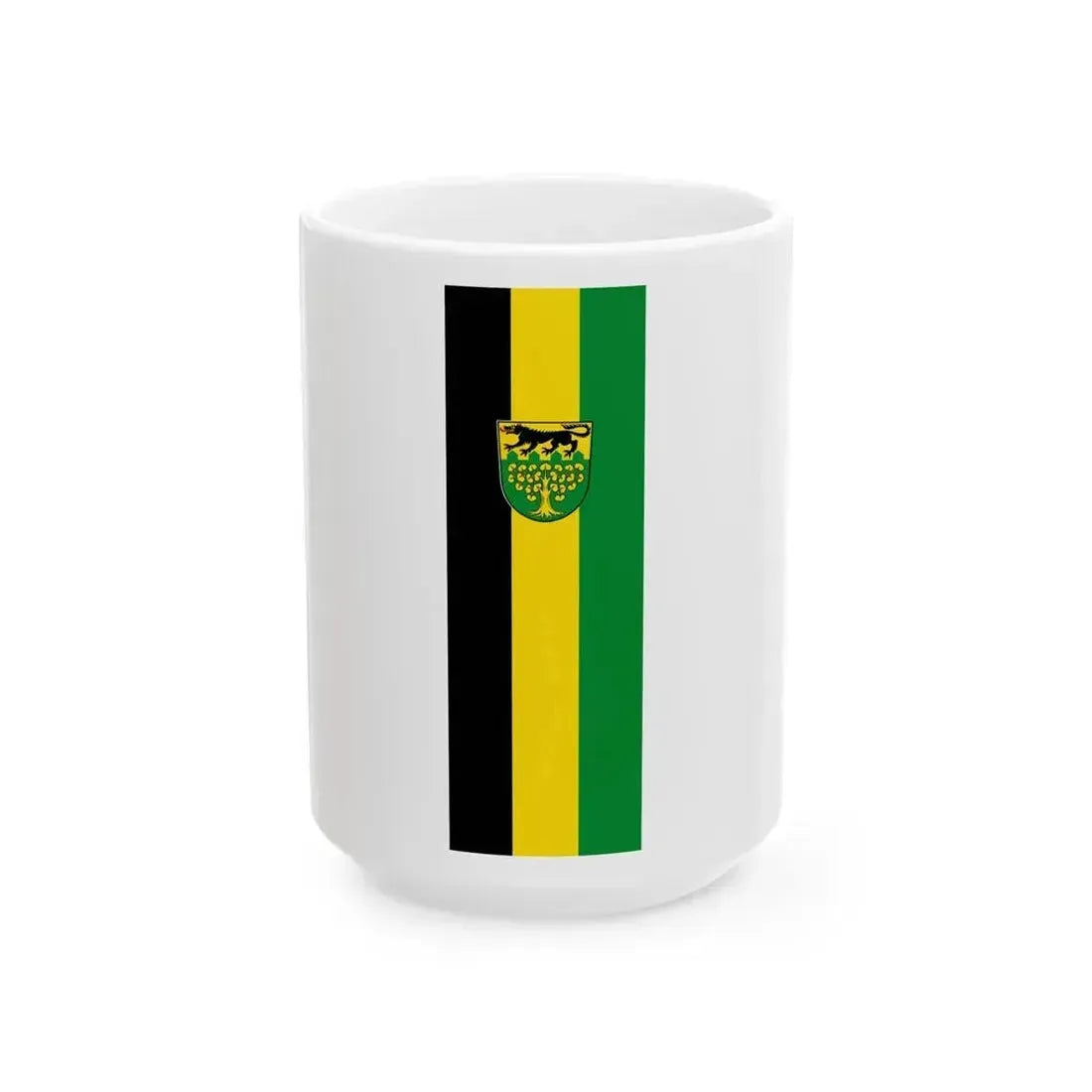 DEU Langenwolschendorf Banner (Germany) White Coffee Mug 15oz - Go Mug Yourself