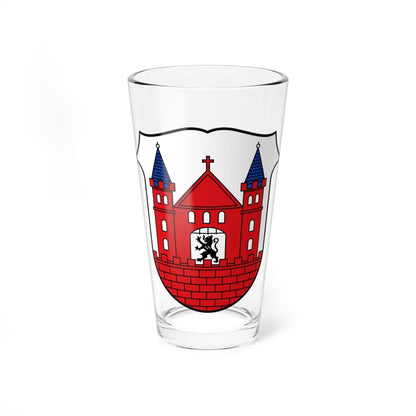DEU Lommatzsch COA (Germany) (Coat of Arms) Pint Glass 16oz 16oz - Go Mug Yourself