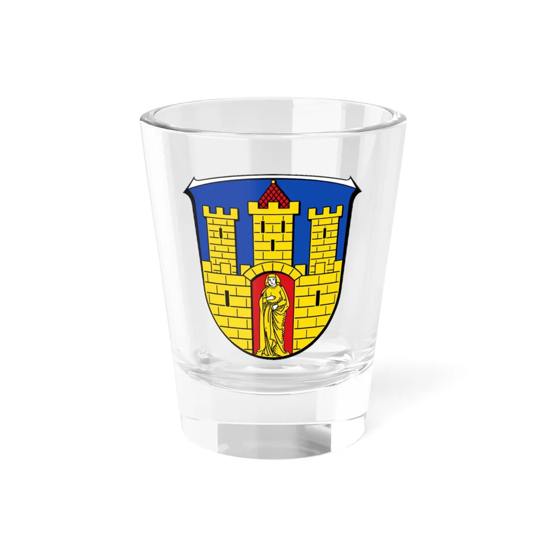 DEU Mengerskirchen COA (Germany) (Coat of Arms) Shot Glass 1.5oz 1.5oz - Go Mug Yourself