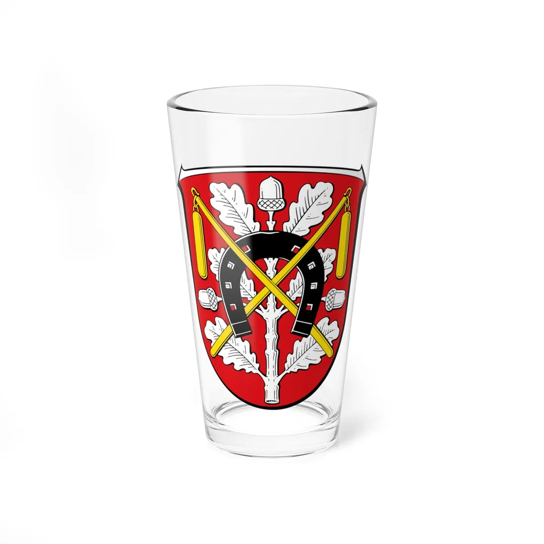 DEU Moerfelden-Walldorf COA (Germany) (Coat of Arms) Pint Glass 16oz 16oz - Go Mug Yourself