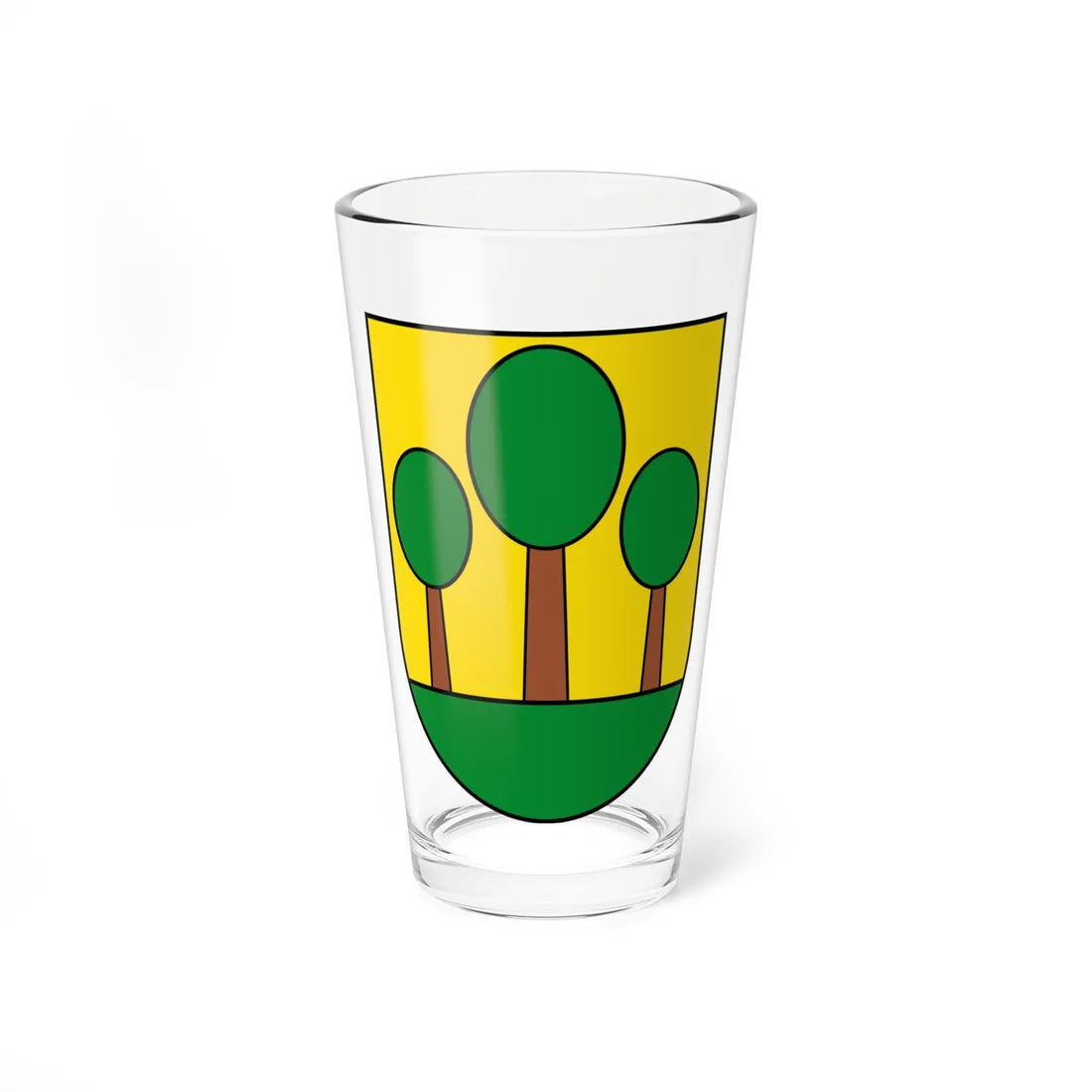 DEU Niederau COA old (Germany) (Coat of Arms) Pint Glass 16oz 16oz - Go Mug Yourself