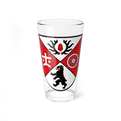DEU Oberzent COA (Germany) (Coat of Arms) Pint Glass 16oz 16oz - Go Mug Yourself