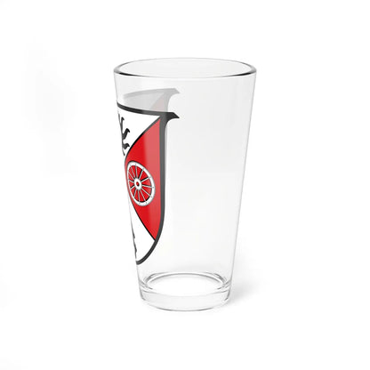 DEU Oberzent COA (Germany) (Coat of Arms) Pint Glass 16oz - Go Mug Yourself