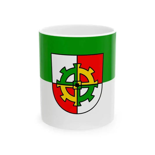 DEU Ostfildern Flag (Germany) White Coffee Mug 11oz - Go Mug Yourself