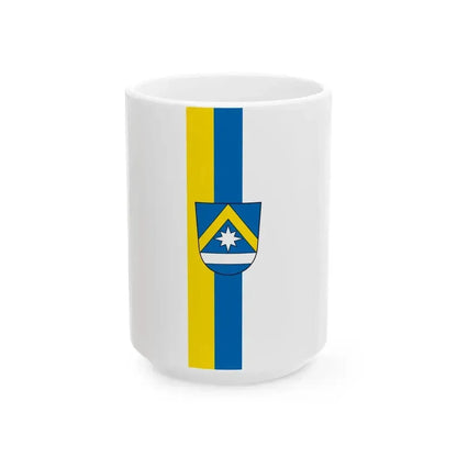 DEU Poing Banner (Germany) White Coffee Mug 15oz - Go Mug Yourself