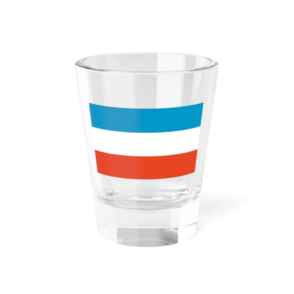 DEU Prenzlau Flag former (Germany) Shot Glass 1.5oz 1.5oz - Go Mug Yourself