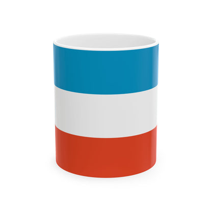 DEU Prenzlau Flag former (Germany) White Coffee Mug-11oz-Go Mug Yourself