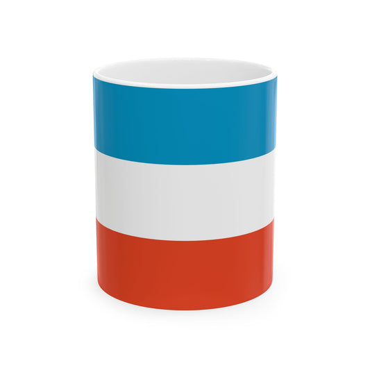 DEU Prenzlau Flag former (Germany) White Coffee Mug-11oz-Go Mug Yourself